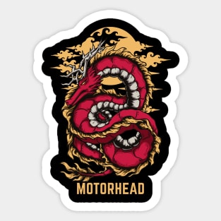 Flying Dragon Motorhead Sticker